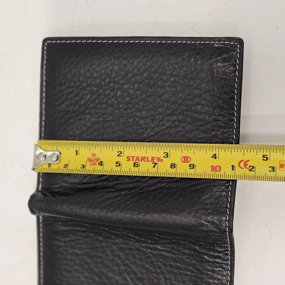 Arnaldo Bassini Italy  blacl leather wallet‎